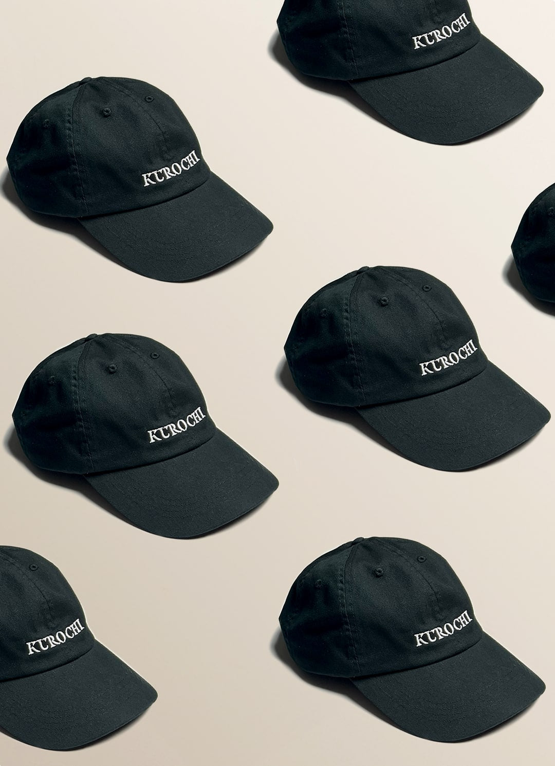 "KUROCHI - text" Cap Black