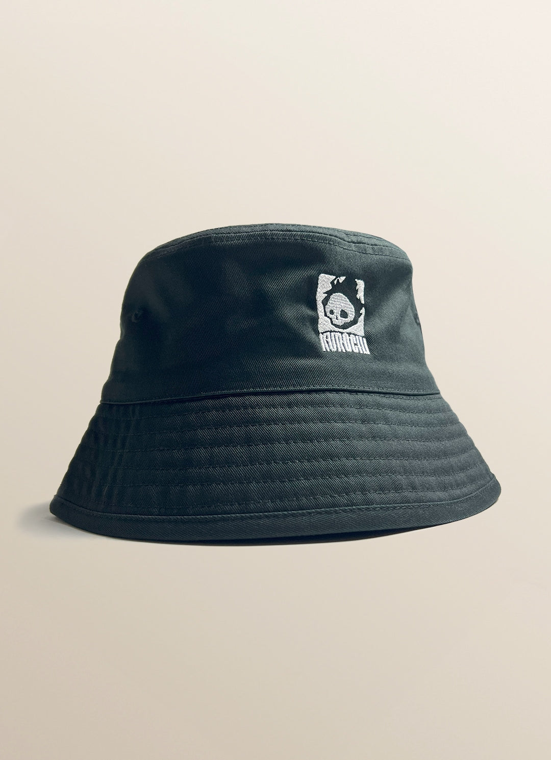 "KUROCHI - logo" Buckethat Black