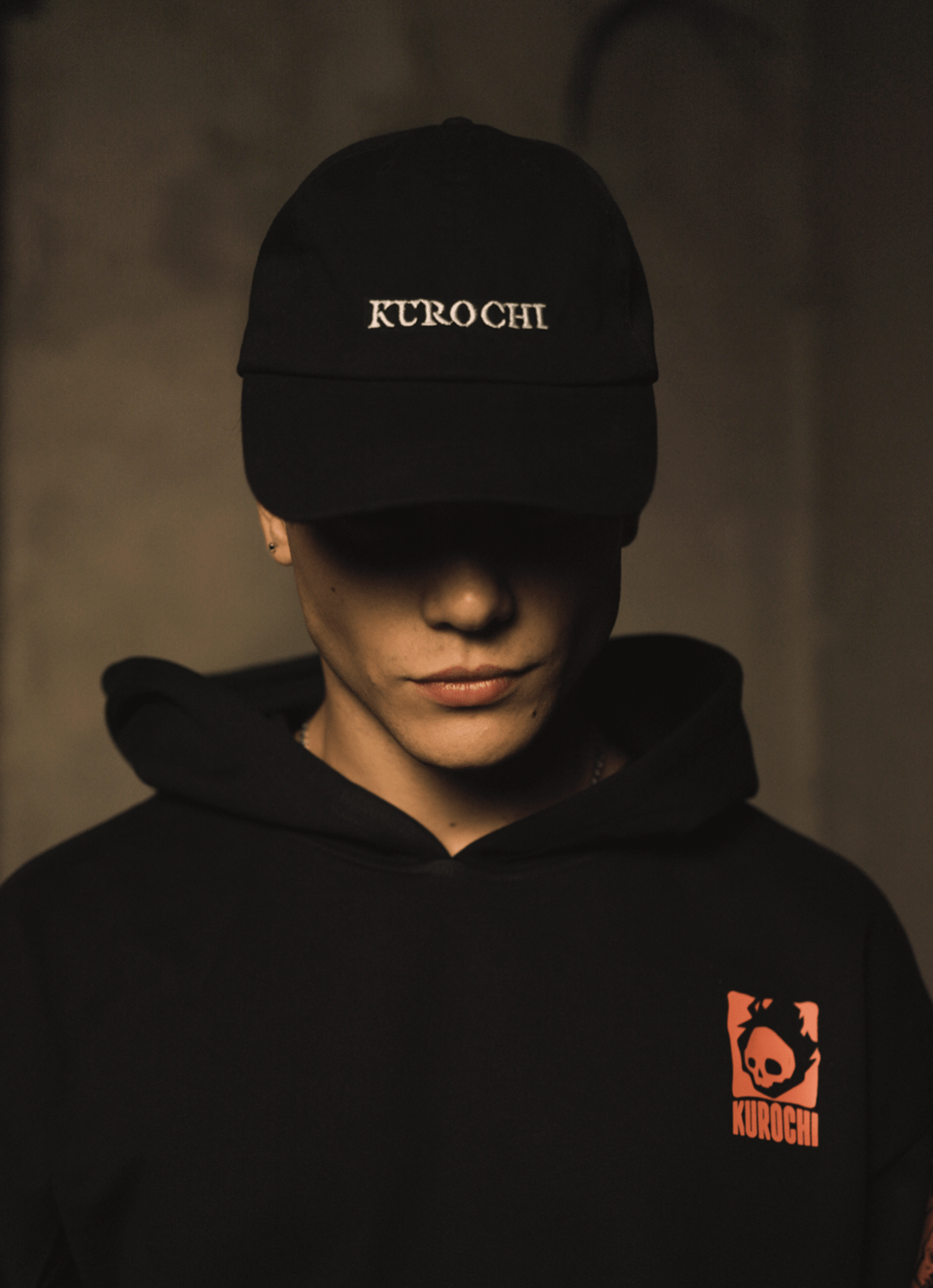 "KUROCHI - text" Cap Black