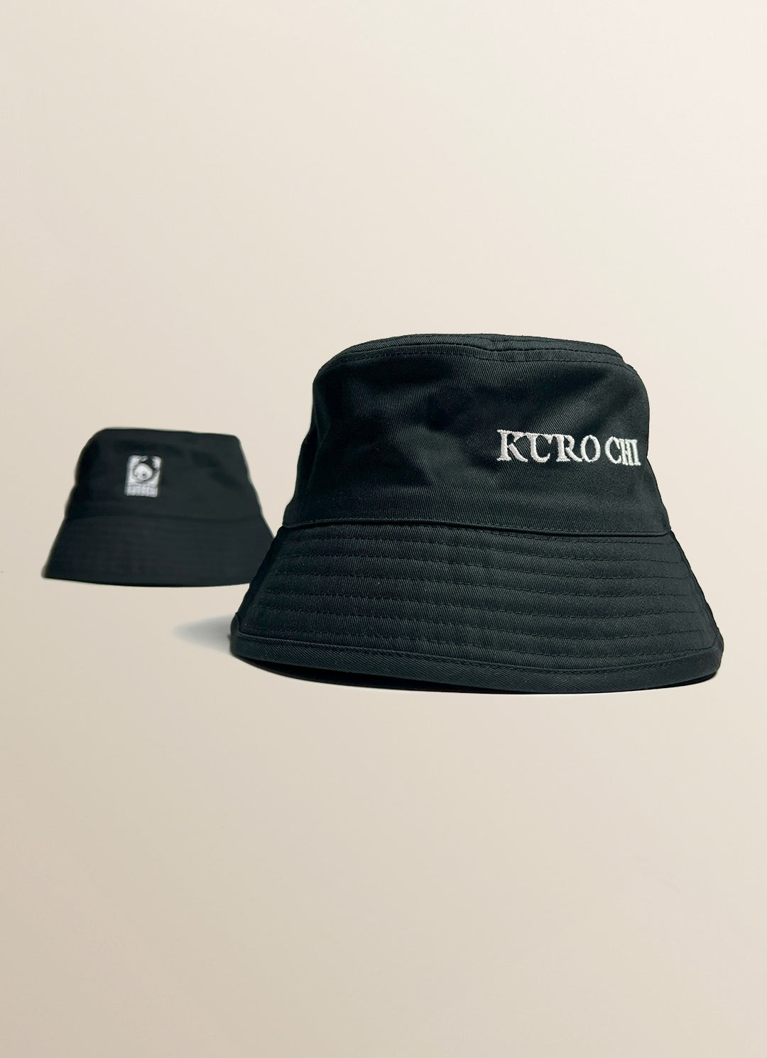 "KUROCHI - logo" Buckethat Black