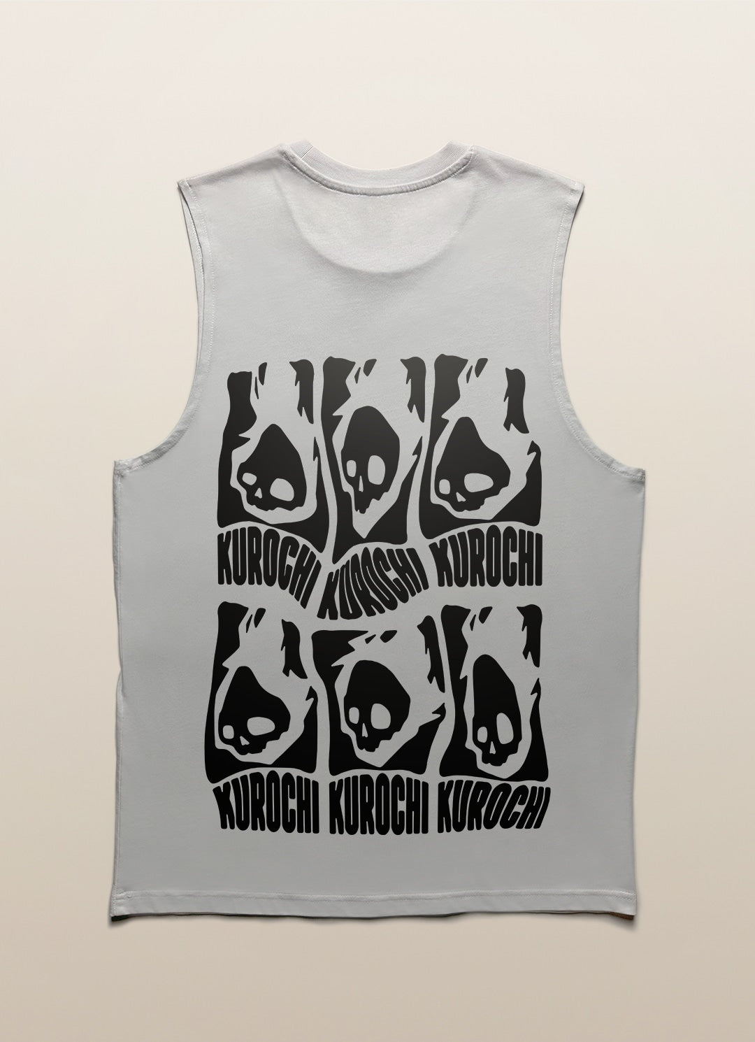 "BRAINSTORM" Tank top White