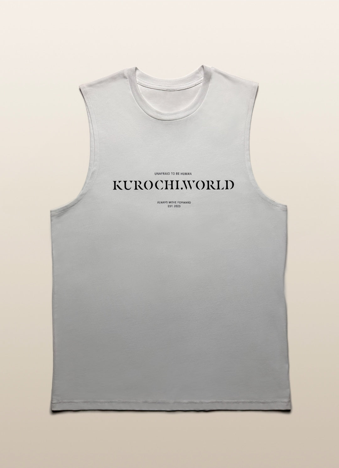 "MOVIE SCRIPT" Tank top White