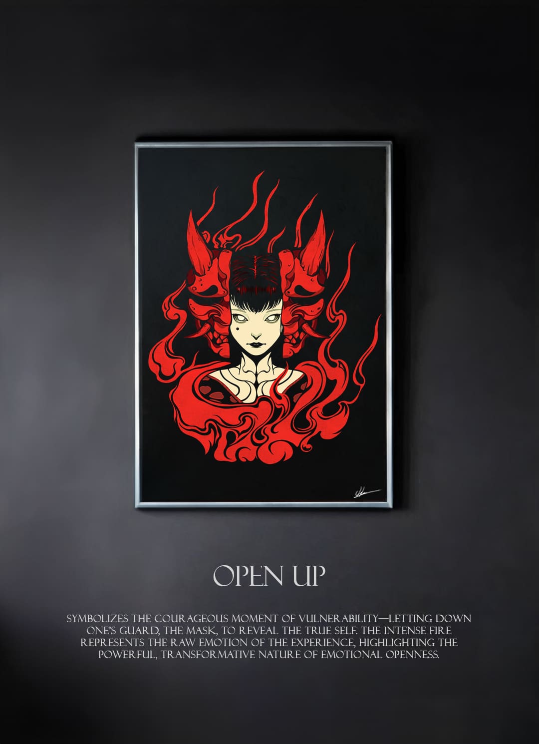 "OPEN UP" ORIGINAL Artwork