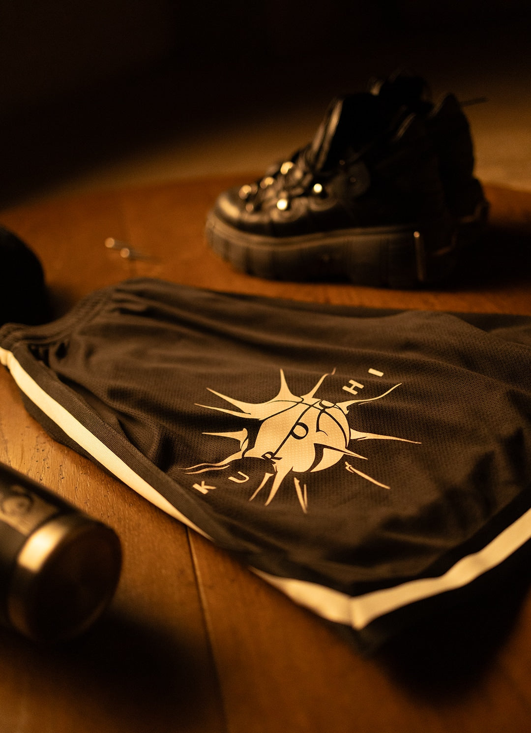 "THE BLACK FLAG - black" Shorts