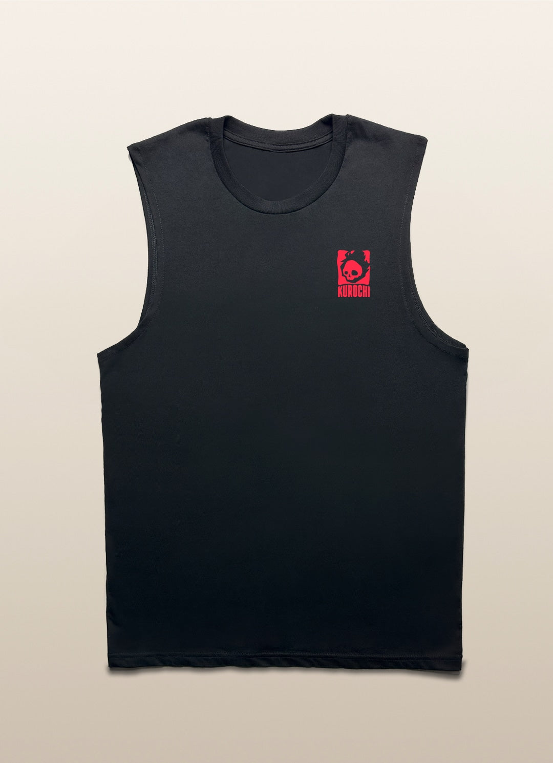 "KUROCHI - RED" Tank top Black