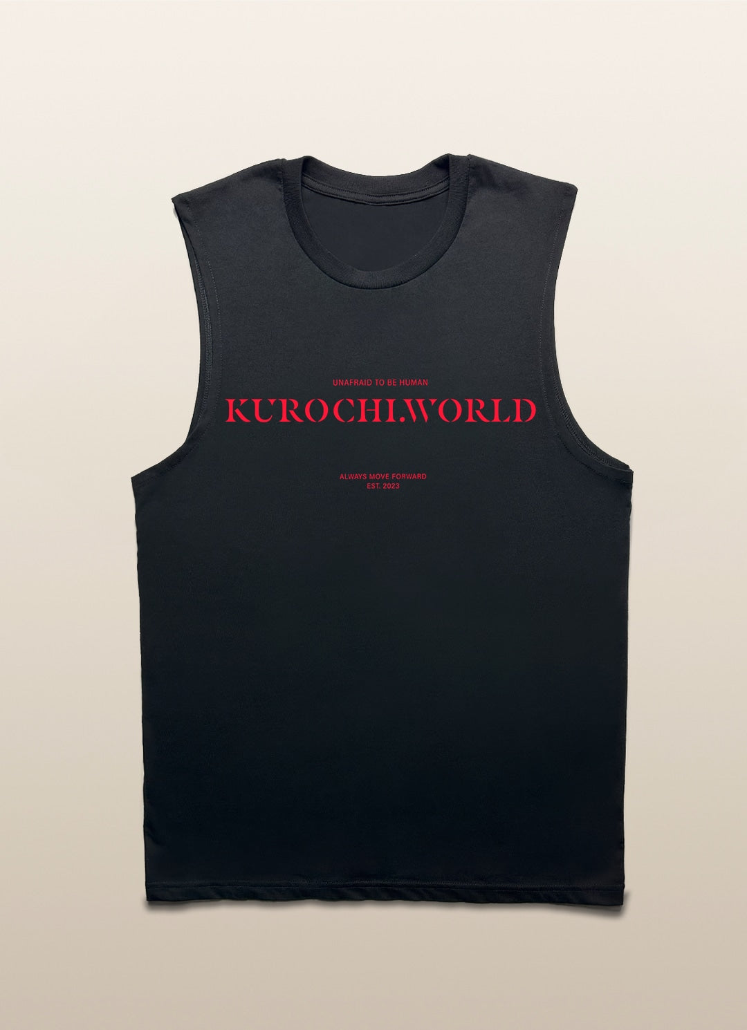 "MOVIE SCRIPT - RED" Tank top Black