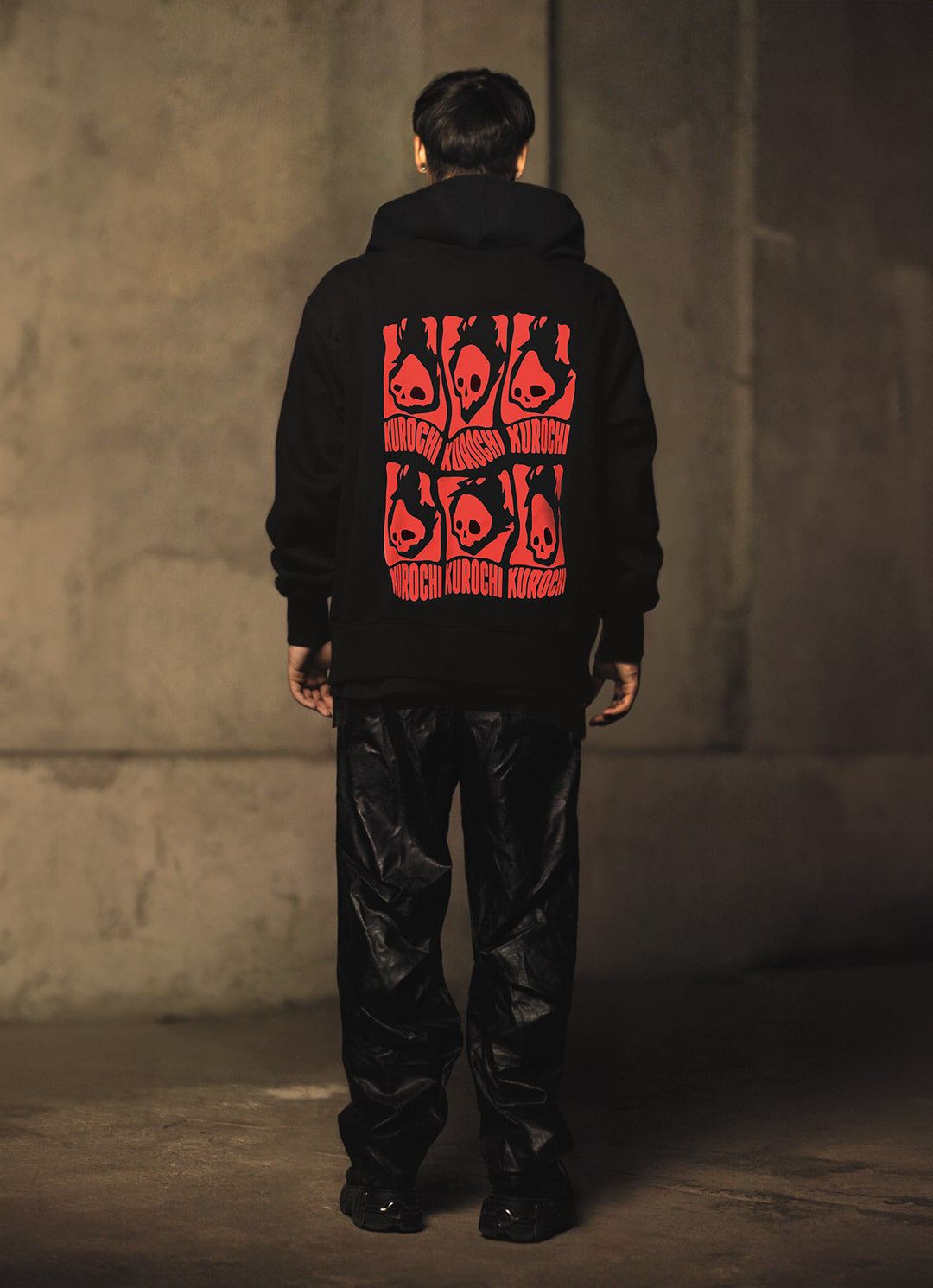 "BRAINSTORM - RED" Zip black