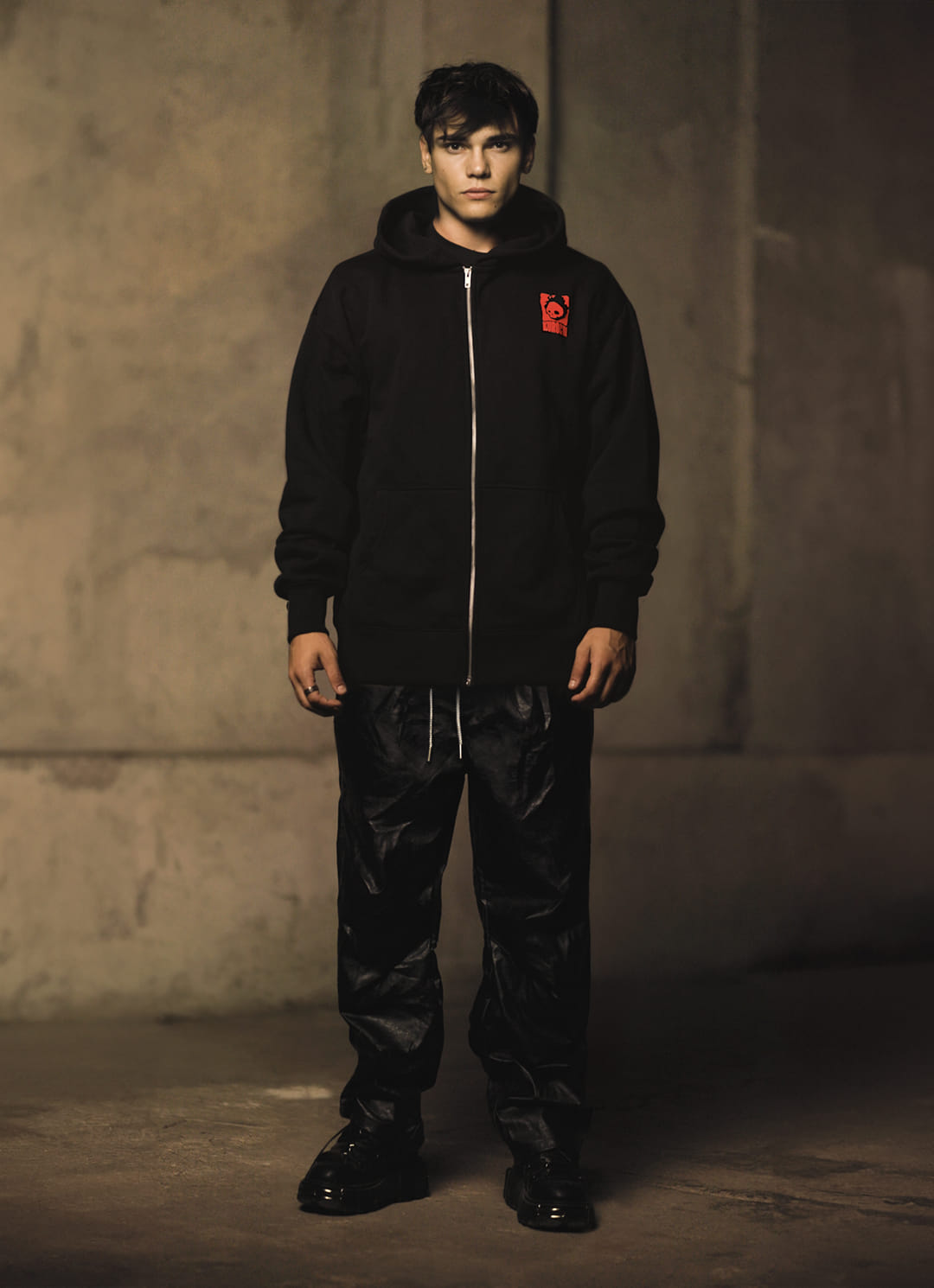 "NXTLEVEL - REDALERT" Zip black